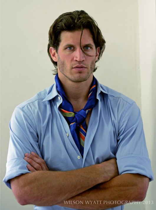 Portrait of professional model Andy Peeke