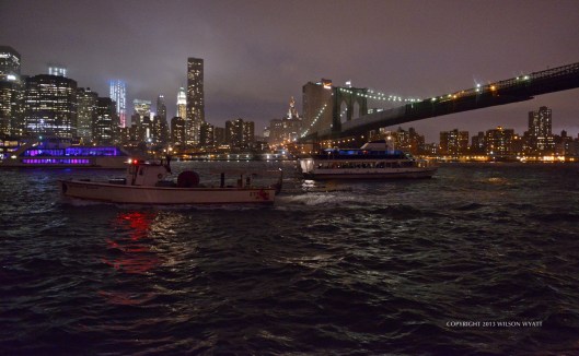 "City of Motion" - New York Skyline at dusk from Brooklyn