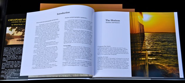 Introduction and image, "Chesapeake Bay Sunrise," inside page.