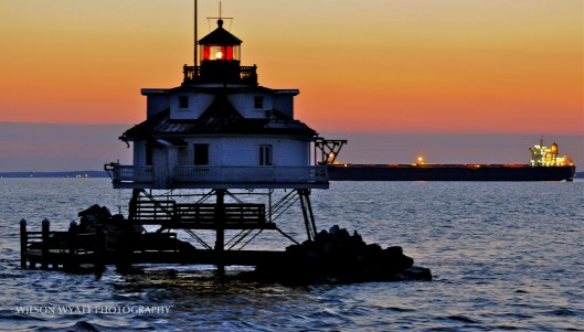 Chesapeake Sunrise, at Thomas Point Light